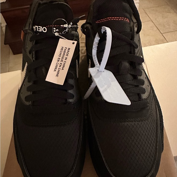Off White x Air Max 90 in black - Men’s size 10 - Picture 3 of 8